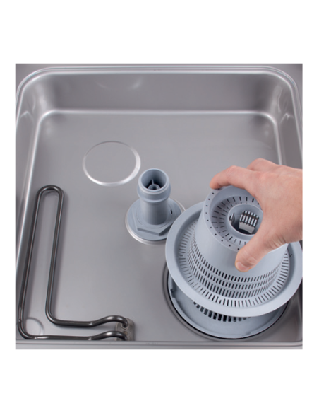 Lavaoggetti  con cesto quadro cm 50 x 60 - cm 63.5 x 73.5 x 148 h