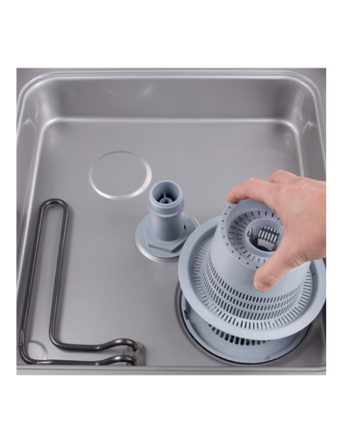 Electronic clothes washer with square basket cm...