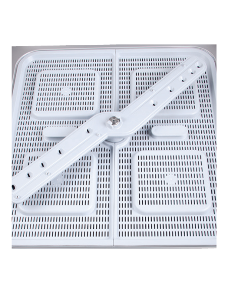 Lavaoggetti Elettronica con Dosatore Detergente - cesto quadro cm 50 x 50 - cm 63.5 x 73.5 x 148 h