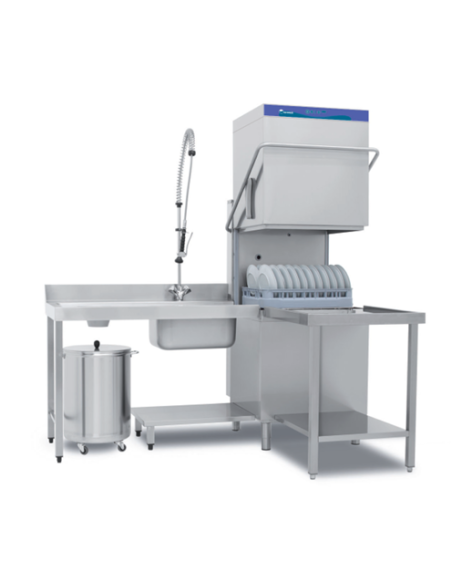 Lavavajillas electrónico con dosificador de detergente y abrillantador - cm 70 x 75.5 x 156.5 h