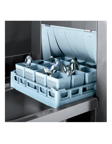 Electronic clothes washer with square basket cm...