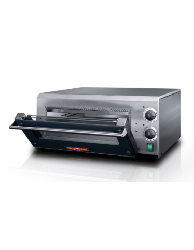 Electric pizza oven - Refractory stone base - cm 61 x 62 x 28.5 h