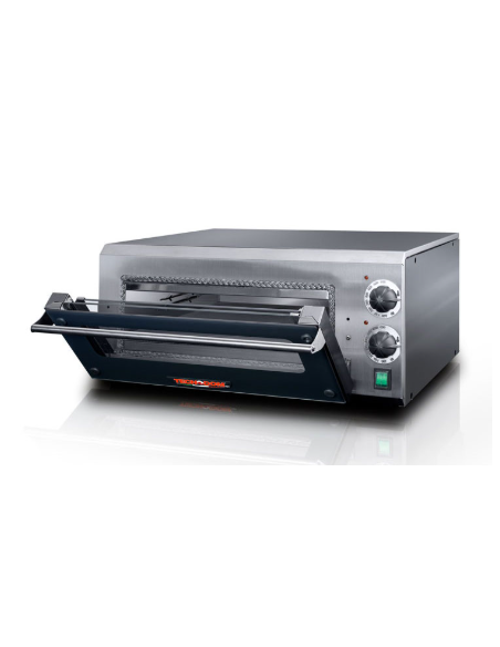Horno eléctrico para pizza - Base de piedra refractaria - cm 61 x 62 x 28.5 h
