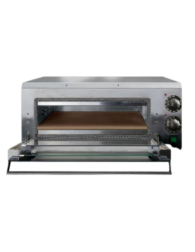 Electric pizza oven - Refractory stone base - cm 61 x 62 x 28.5 h