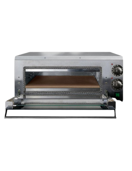Horno eléctrico para pizza - Base de piedra refractaria - cm 61 x 62 x 28.5 h Horno eléctrico para pizza - Base de piedra refractaria - cm 61 x 62 x 28.5 h