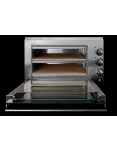 Forno pizza elettrico - Base in pietra refrattaria - cm 61 x 62 x 39.5 h 2