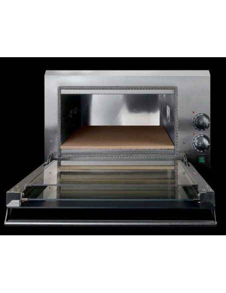 Electric bread oven - Refractory stone base - cm 61 x 62 x 39.5 h Electric bread oven - Refractory stone base - cm 61 x 62 x 39.5 h