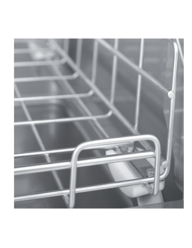 Electronic clothes washer with square basket cm...