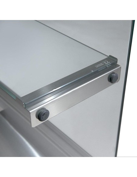 Food Bank - Straight Glass - Semi Ventilated - cm 248 x 90 x 126.2 h