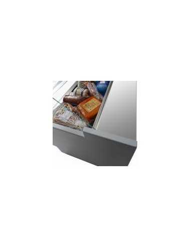 Food counter - Straight glass - Semi-ventilated...