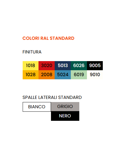 Food counter - Straight glass - Semi-ventilated - cm 104 x 89