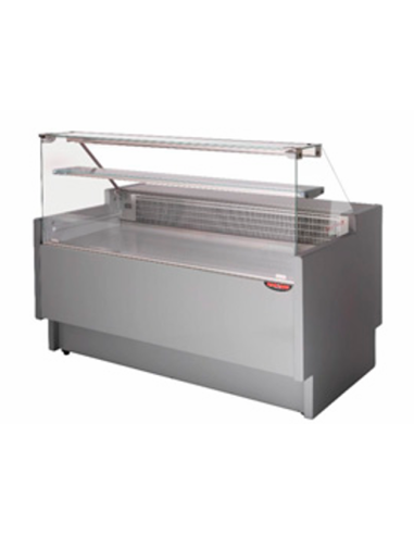 Banco alimentare - Vetro dritto - Semi ventilato - cm 104 x 89