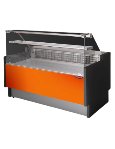 Food counter - Straight glass - Semi-ventilated - cm 104 x 89