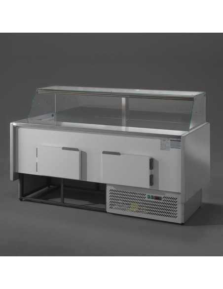 Banco de Alimentos - Bajo Frente - Ventilado- Cristal recto - cm 296 x89.8 x 119.1 h