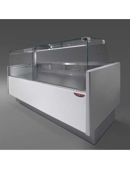 Banco neutro - Frontale basso - Vetro dritto - cm 200 x 89.8 x119.1 h