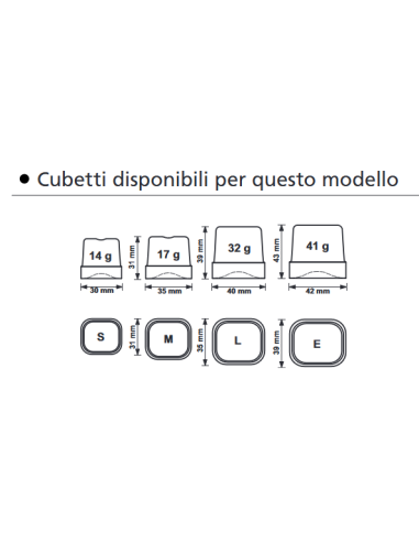 Fabbricatore di ghiaccio - Produzione kg 30/24...