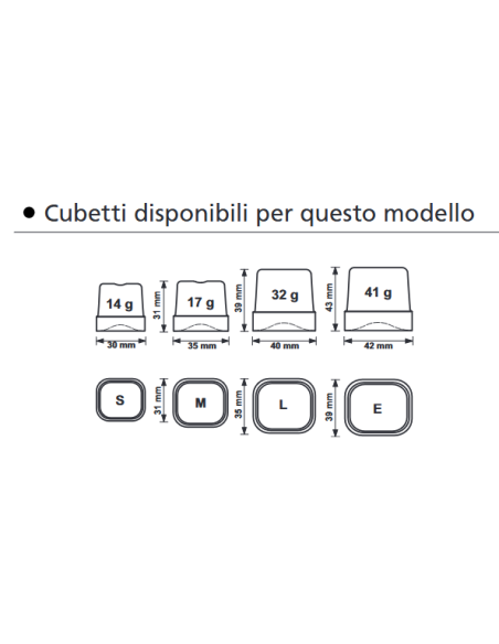 Fabbricatore di ghiaccio - Produzione kg 30/24 h - cm 38.7 x 47 x 68.7 h