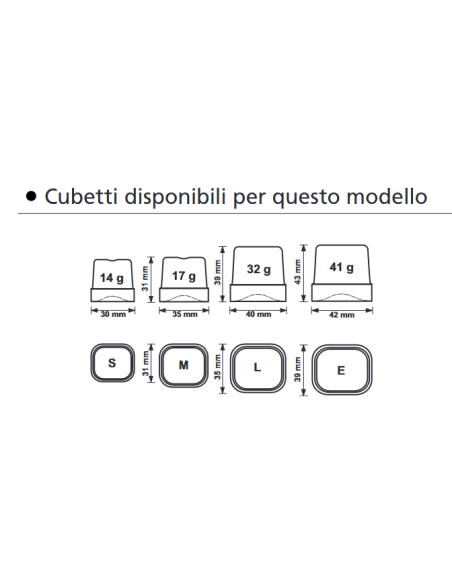 Fabbricatore di ghiaccio - Produzione kg 75/24 h - cm 73.5 x 60.3 x 91 h