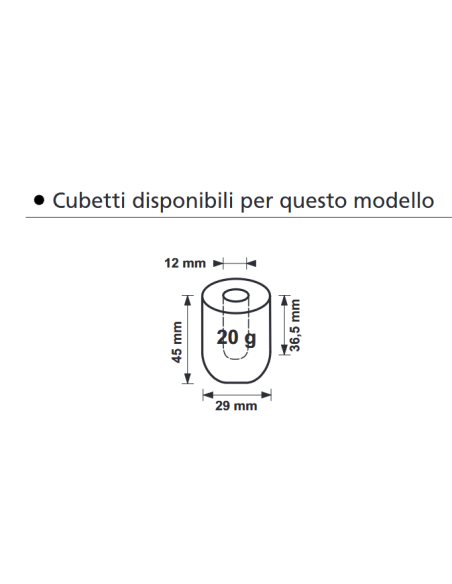 Ice maker - Production kg 50/24 h - cm 49.5 x 58 x 79.7 h