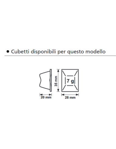 Ice maker - Production kg 770/24 h - cm 125 x...