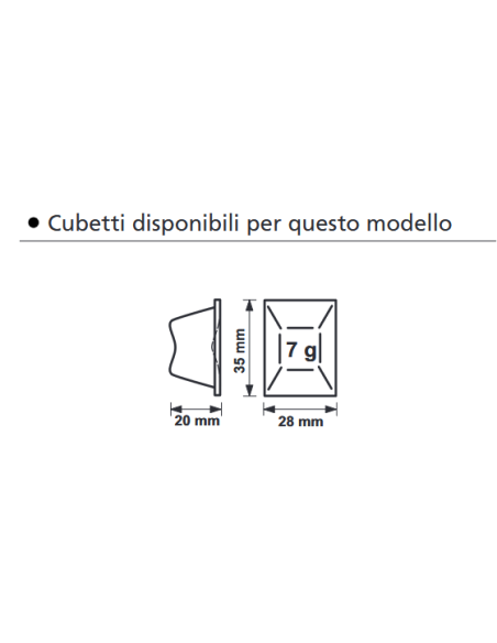 Fabricador de hielo - Producción kg 770/24 h - cm 125 x 64,5 x 95 h