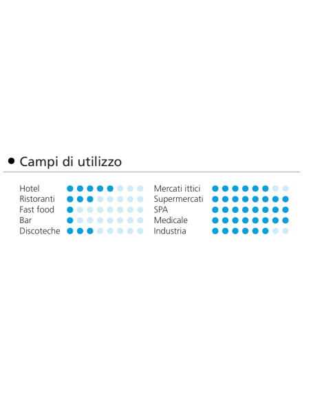 Fabbricatore di ghiaccio - Produzione kg 60/24 h - cm 45 x 62 x 68 h