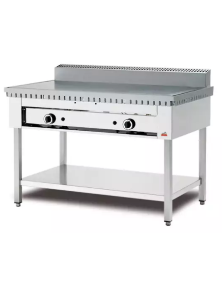 Cocina de gas 8 piadinas con estructura abierta - cm 125 x 73 x 96 h