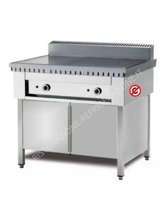 Gas cooker 6 piadinas - Compartment with doors - cm 95 x... 2
