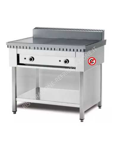 Gas cooker 6 piadinas with open compartment -...