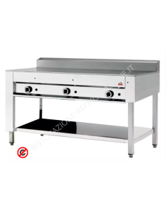 Cocina de gas 12 piadinas con estructura abierta - cm 181 x 73 x 96 h