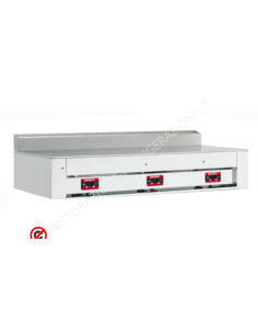 Electric 10 countertop piadina cooker - cm 150 x 73 x 49 h