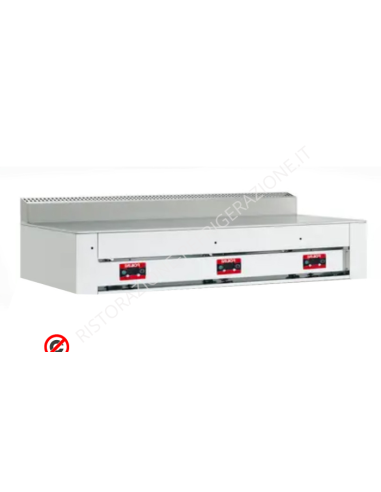 Electric 10 countertop piadina cooker - cm 150...