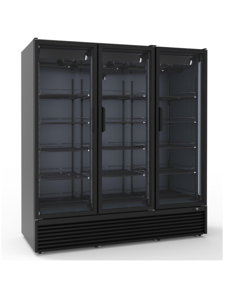 Vetrina refrigerata porta a vetro - temperatura -1° +7°C - Cm 187.5 x 78.6 x 203.2 h