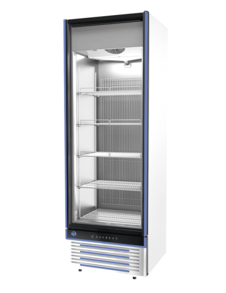 Vetrina refrigerata porta a vetro - temperatura +0° +7°C - Litri - Cm 67 x 62.5 x 196.4 h