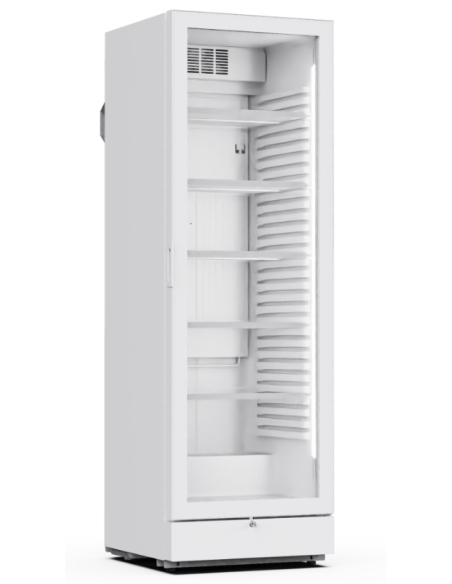 Vetrina refrigerata porta a vetro - temperatura +0° +7°C - Litri 365 - Cm 59 x 62.9 x 181.7 h