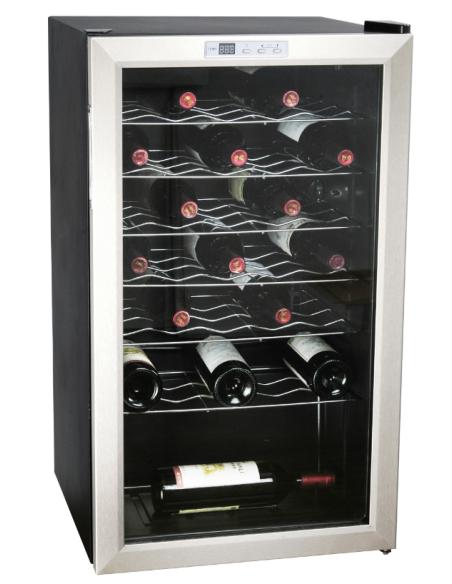 Refrigerated wine display case - Monotemperature +4° +18°C - Cm 48 x 47 x 83.5 h