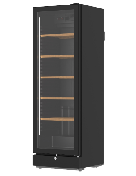 Vitrina refrigerada puerta de cristal - temperatura +0° +20°C - Cm 59.3 x 59.9 x 183.8 h