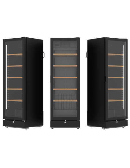 Vitrina refrigerada puerta de cristal - temperatura +0° +20°C - Cm 59.3 x 59.9 x 183.8 h