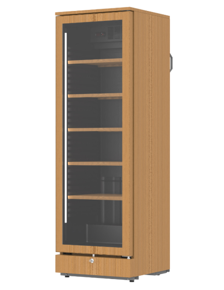 Vetrina espositiva refrigerata porta a vetro - temperatura +0° +20°C - Cm 59.3 x 59.9 x 183.8 h