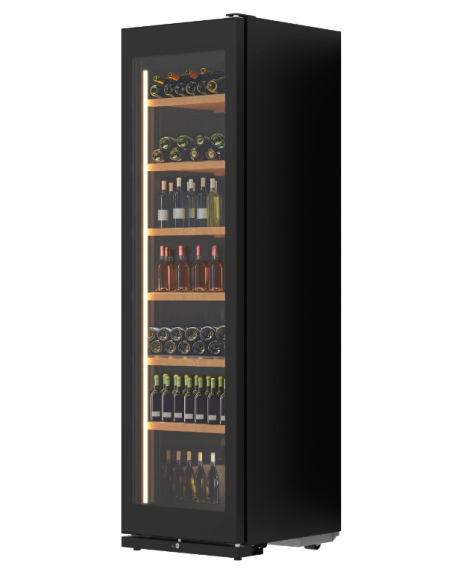 Vitrina refrigerada puerta de cristal - temperatura +1° +9°C - Cm 59 x 64 x 204.3 h