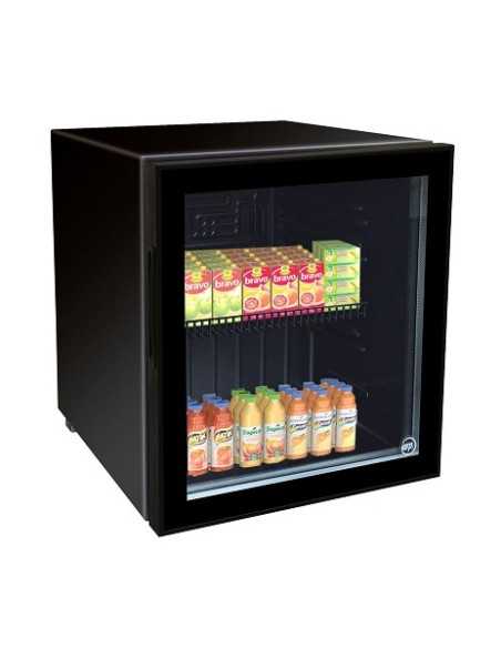 Vitrina refrigerada puerta de cristal - temperatura +0° +7°C - Cm 43.5 x 50 x 49.4 h