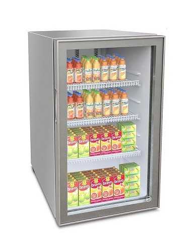 Refrigerated display case glass door -...