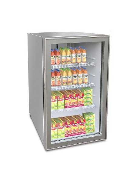 Vitrina refrigerada puerta de cristal - temperatura +0° +7°C - Cm 48 x 50 x 84.5 h