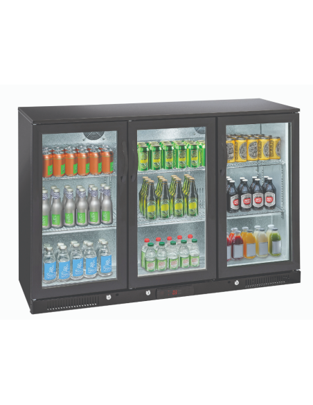 Refrigerated Back Bar Display Case - N. 3 hinged doors - temperature -1° +7°C - Cm 133.5 x 50 x 86 h