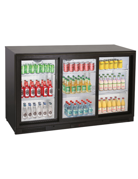 Refrigerated Back Bar Display Case - N. 3 sliding doors - temperature -1° +7°C - Cm 133.5 x 50 x 86 h