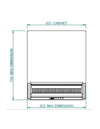 Refrigerated display case glass door -...
