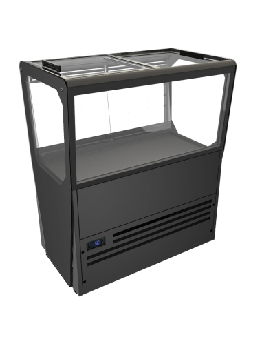 Refrigerated beverage display case -...