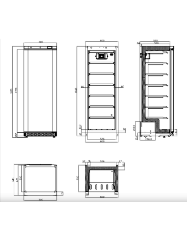 Armadio Refrigerato - Temperatura -23°C -18°C -...
