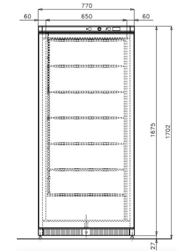 Armadio Refrigerato - Temperatura -25°C -18°C -...