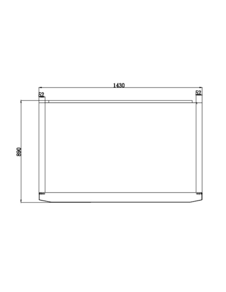 Armadio Refrigerato - Temperatura -1°C +7°C - Cm 140 x 82.3 x 204.5 h